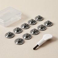 10pcs XDcase Hearing Aid Silicone Ear Tips for Phonak M/L Earbuds 10pcs XDcase Alat Bantu Pendengara