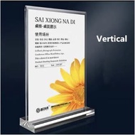 T-SHAPED ACRYLIC DISPLAY STAND