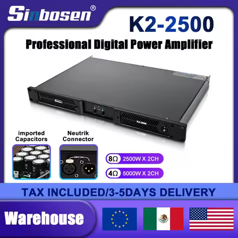 K2-2500 Digital Amplifier Class d subwoofer 2channel china wholesale professional audio amp dual cha