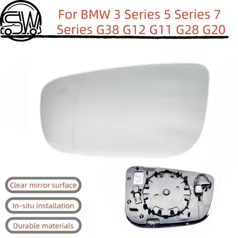 BMW Mirror Rearview Glass Rearview Mirror Glass With Blind Spot For BMW 3 Series 5 Series 7 Series G