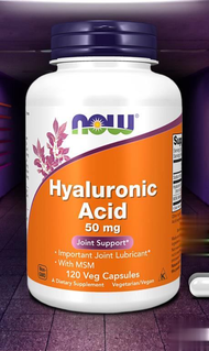 Hyaluronic Acid 50 MG w/ MSM by NOW FOODS