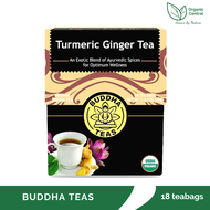 Buddha Tea Organic Turmeric Ginger Tea 18 Tea Bags