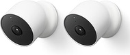 Google Nest Cam Twin Pack - Indoor and Outdoor Smart Surveillance Camera G3AL9 Snow