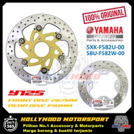 YAMAHA 125ZR DISC BRAKE PLATE ASSY FRONT 267mm 5XK-F582U-00 REAR 190mm 5BU-F582W-00 JAMIN ORIGINAL