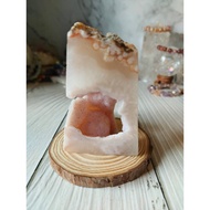 [Stars] Natural Sakura Agate Raw Ore Ornaments Water Drop Pendant/Amethyst Cave Amethyst