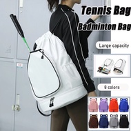 Badminton Bag Beg Badminton Backpack Beg Raket Badminton Large Capacity With Shoe Compartment Badmin