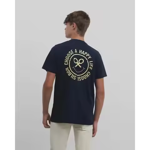 SILBON Fashion T-shirt Men's Summer Comfortable Breathable Top Motorcycle Short Sleeve Men's and Wom