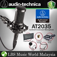 Audio Technica AT2035 Cardiod Condenser Microphone with Mic Clamp and Pop Filter (AT 2035)