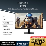 PRISM+ F270i 27" Fast IPS 200Hz 1ms GTG Gaming Monitor [1920 x 1080]