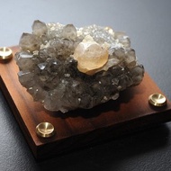 茶水晶簇 煙晶/ 墨晶/ 礦石/靈修/開運/招財/破煞/防小人