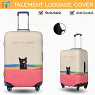 Luggage Protector Cover Cat Personalized Suitcase cover Stretchable Luggage Accessories Anti Scratch