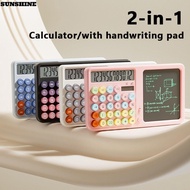 SUNSHINE  Calculator, 12-Digit With LCD Writing Board Scientific Calculator, Dual Power Supply Stand
