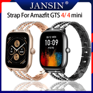 Strap for Amazfit GTS 4 mini Metal Bling Rhinestone Wristband For Amazfit GTS 4 smartwatch Women Bra