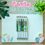 Pento Gel Pen Pentel Energel Kawaii Floral Edition Annual 2020!!!! Set Of 6 Sticks 6 Designs