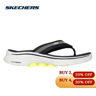 Skechers Men On-The-GO GOwalk 7 Sandal Pillar River Walking Sandals - 229358-BKLM Goga Mat