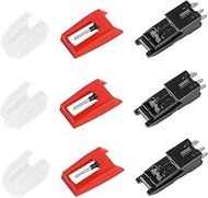 3pcs Record Player Cartridge and Needle,Universal Turntable Diamond Cartridges and Stylus Replacemen