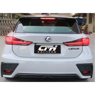 Real Carbon Fiber Car Rear Wing Trunk Roof Lip Spoiler For Lexus CT200H 2010 2011 2012 2013 2014 201