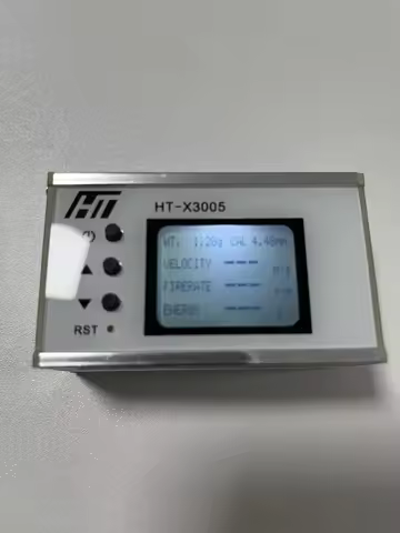 Premium Chronograph Speed Tester With Backlight LCD Voice HT-X3005 Speed Meter Ball Velocity Energy 