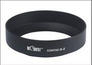 JJC Contax G-2(B) Lens Hood 相機鏡頭 遮光罩 for Contax 45mm lens for G2 G1 替代 GG-2 BLK