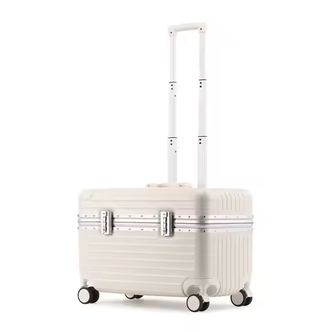 20 inch Suitcase with Top Opening Photography Toolbox Aluminum Frame Multipurpose Makeup Case Cabin 