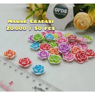 MAWAR Resin Rose Gradient Rose Spray Rose 1.8cm