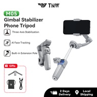 TNW M05 Gimbal AI Tracking 3-Axis Stabilizer Al Face/Object Tracking Tripod 4in1 Selfie Stick