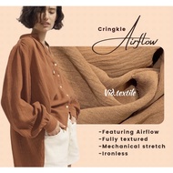 Fabric Cey Airflow Armany Cringkle