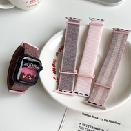 Smart watch band strap for AW watch 44mm 40mm 49mm 45mm 41mm 42/38mm nylon strap for I-watch series 