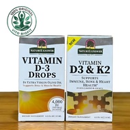 Natures Answer Vitamin D3 Drops 4000 IU & D3 K2 15 ML Bone Health SupportOriginal