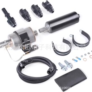 In-line Fuel Pump Fuel Filter Regulator Kit with 6AN Connector 3.9FT Fuel Hose