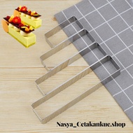 Rectangular brownie mold / Long John Bread Ring / cake Ring Cutter / Square cake pan 1 set of 3 Size