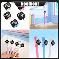 Kool Ballpoint Pen Electronic Watch Mini Clovers Clocks for Penholder 0 74inches