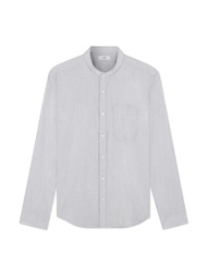 AIIZ (เอ ทู แซด) - เสื้อเชิ้ตผู้ชาย แขนยาวคอตั้ง Men's Mandarin Collar Long Sleeve Shirts