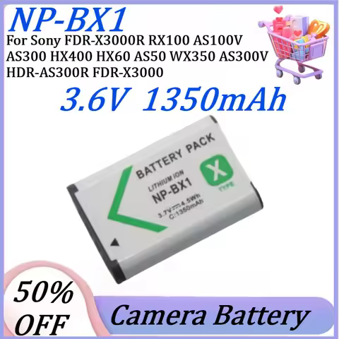 For SONY NP-BX1 NP Bx1 Np-bx1 Battery for Sony FDR-X3000R RX100 AS100V AS300 HX400 HX60 AS50 WX350 A