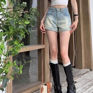 Women's high-waisted short shorts, fashionable denim, flattering modern style KoKo QS17