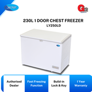 SNOW (Authorised Dealer) CHEST FREEZER 230L [LY250LD] - SNOW WARRANTY MALAYSIA