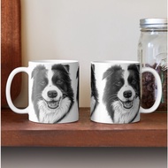 Collie Smile Border Ceramic Mug