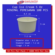 Ice Cream Cup 5 Oz (150 ml) / Paper Cup Ice Cream 5 Oz
