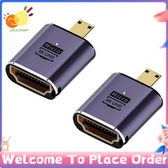 2 Pack 8K Micro--Compatible Adapter for Cameras HDTV Monitor