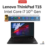 Lenovo ThinkPad T15 Gen 1 | Core-i7 10th-Gen | 32GB RAM 1TB SSD | 2 Years Warranty