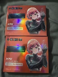 XPG Lancer RGB DDR5 記憶體 16GBx2 7200MT/s