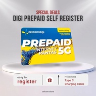 5G Digi Prepaid Self Register Digi Sim Card CelcomDigi Edisi Kuning