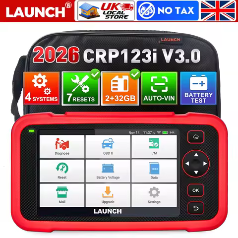 LAUNCH X431 CRP123E V3.0 CRP123I V3.0 Free Update Auto OBD2 Scanner CANFD ENG ABS SRS AT System Diag