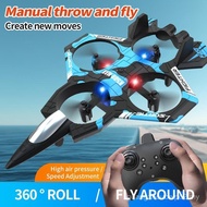 Pesawat Jarak K500Max Baru 2025 Drone Fighter Pesawat RC Pesawat ABS 2.4G Drone Fighter Stunt Hobi P