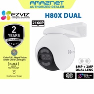 NEW Ezviz H80x Dual 4K Pan & Tilt Wi-Fi Camera Weatherproof Design Outdoor CCTV READY STOCK