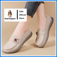 Hush Puppies women shoes Women's casual leather shoes ladies shoes Boat Shoes