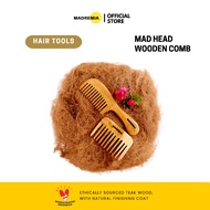 Mad Head: Wooden Comb | Wooden Comb natural