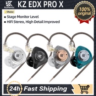 KZ EDX PRO X Wired Earbuds Dynamic Drive Earphone HIFI Bass Sport Noise Cancelling Headset With Micr
