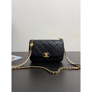 [S Grade] [25P Gold Coin Pearl Chain Square Fatty]