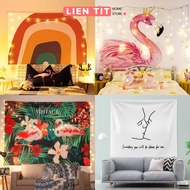 Bedroom wall canvas painting 1.3x1.5m, vintage decorative wall tapestry